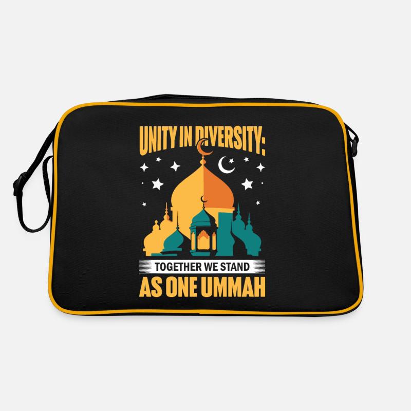 Unity in diversity: Together we stand as one Ummah Retro Bag