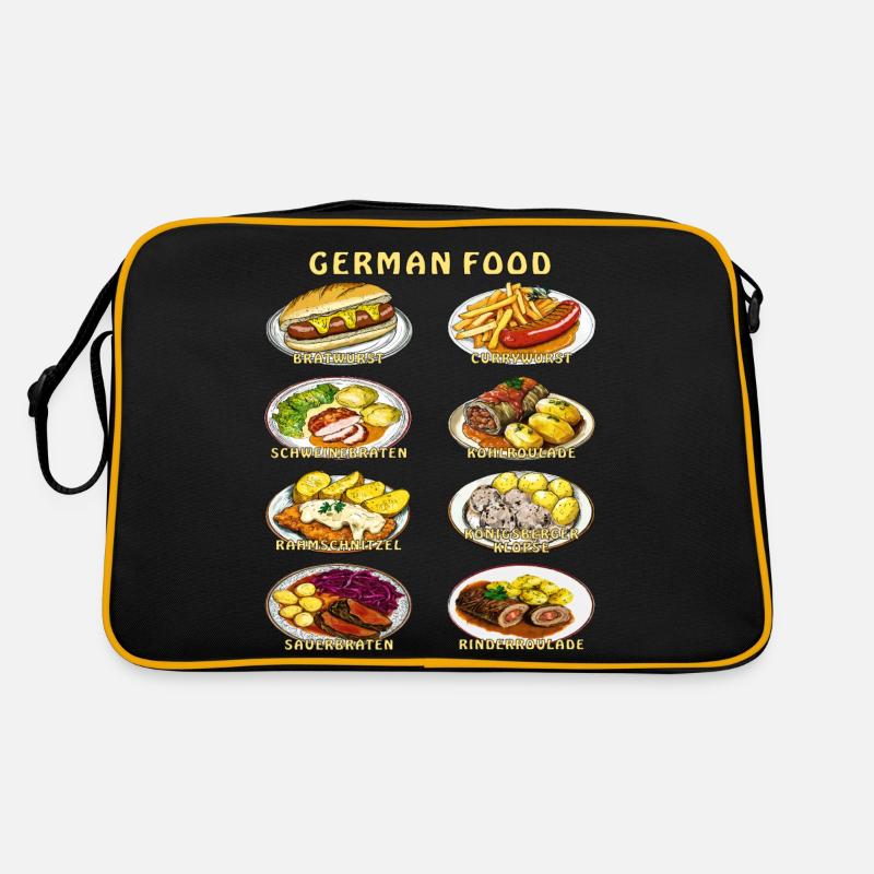 Deutsches Essen Retro Tasche