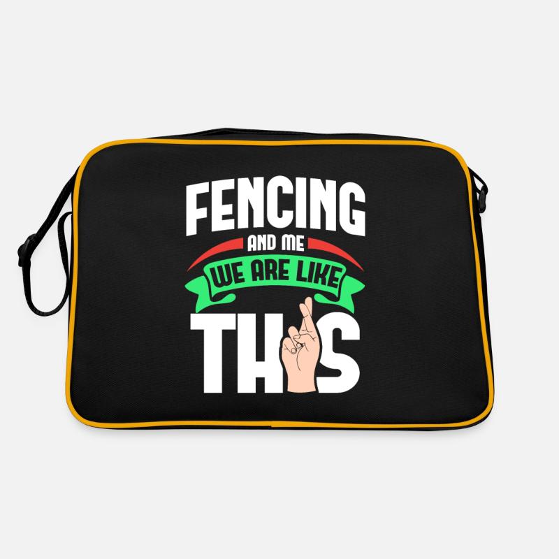 Fencing Me Are Like Retro Bag