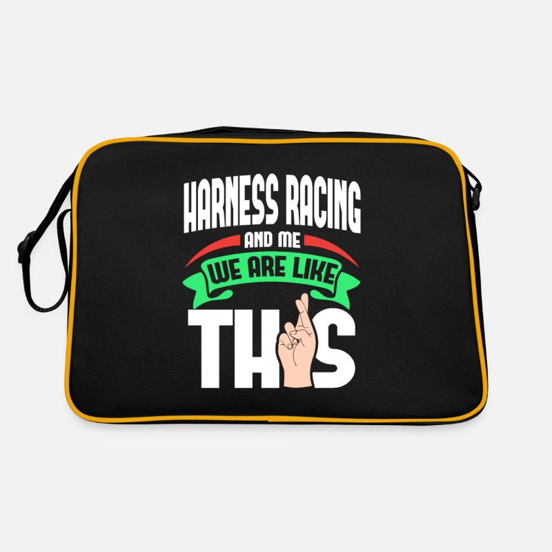 Harness Racing Me Are Like Retro Bag