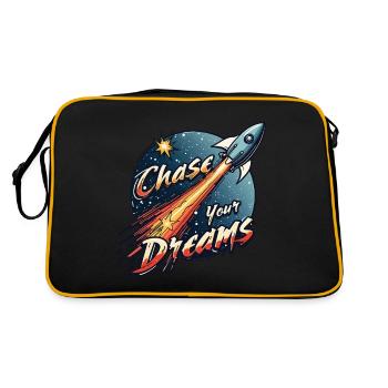 CHASSEUR DE RÊVES - Sac Retro - noir/or - Dos