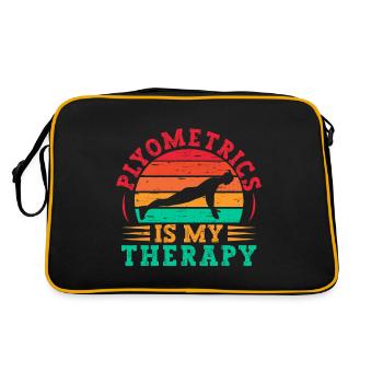 Remise en forme Motivation Bodybuilder Thérapie pliométrique - Sac Retro - noir/or - Dos