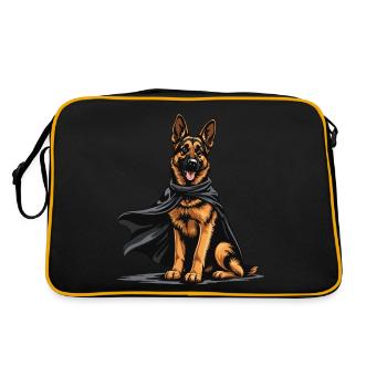BERGER - Sac Retro - noir/or - Dos
