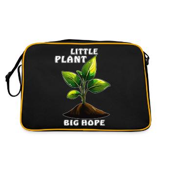 PFLANZE PETITE PLANTE GRAND ESPOIR - Sac Retro - noir/or - Dos