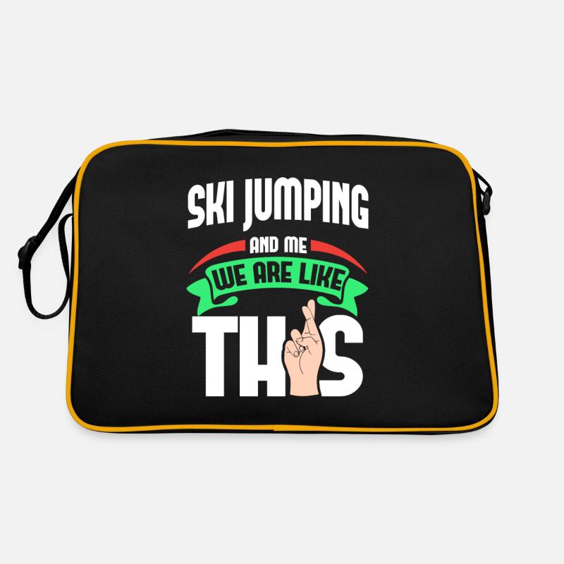Le saut à ski moi sont comme Sac Retro