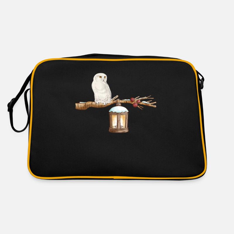 Winter-Eule Winter Owl Retro Bag