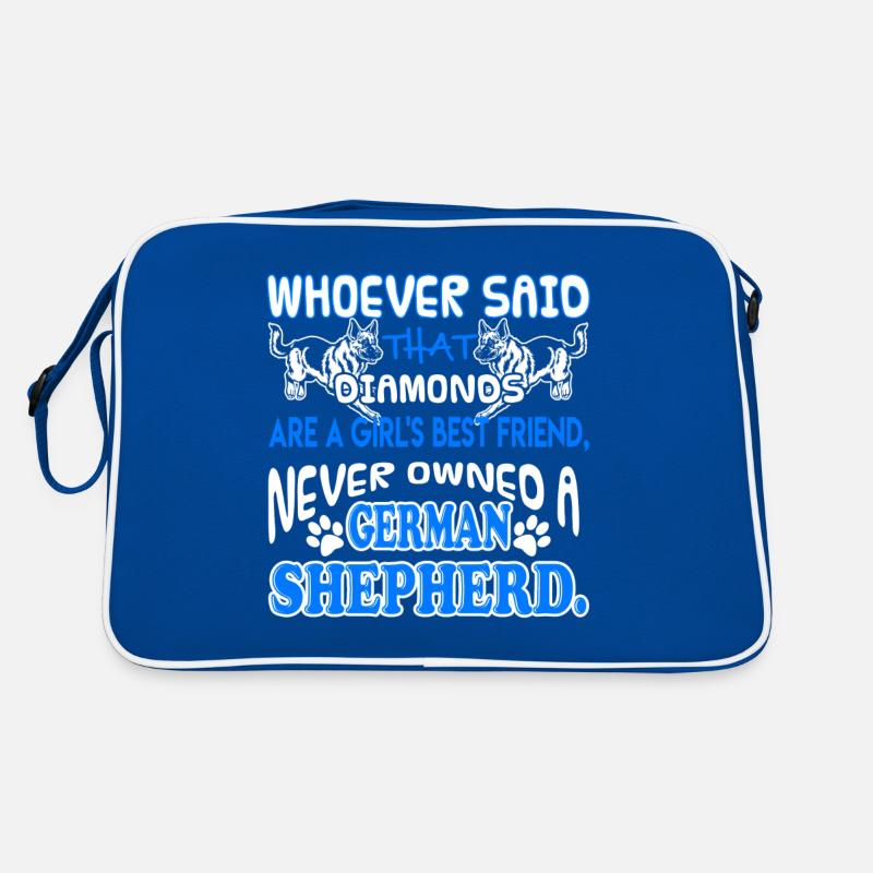 German Shepherd Best Friend Retro Bag