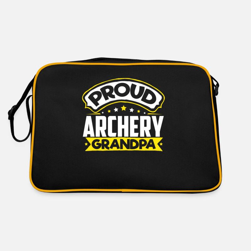 Sports Papy Tir à l’arc Papi - Sac Retro - noir/or