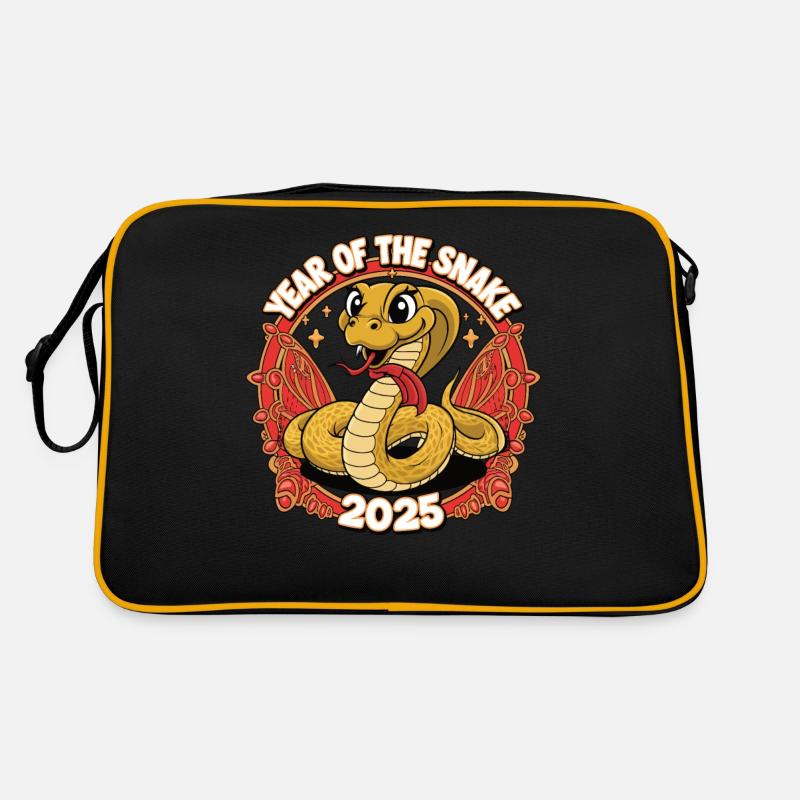 Année Chinoise 2025 Année du Serpent Sac Retro
