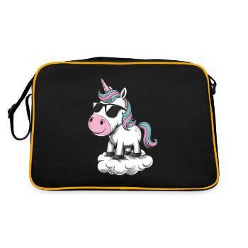 Colles Licorne - Sac Retro - noir/or - Dos