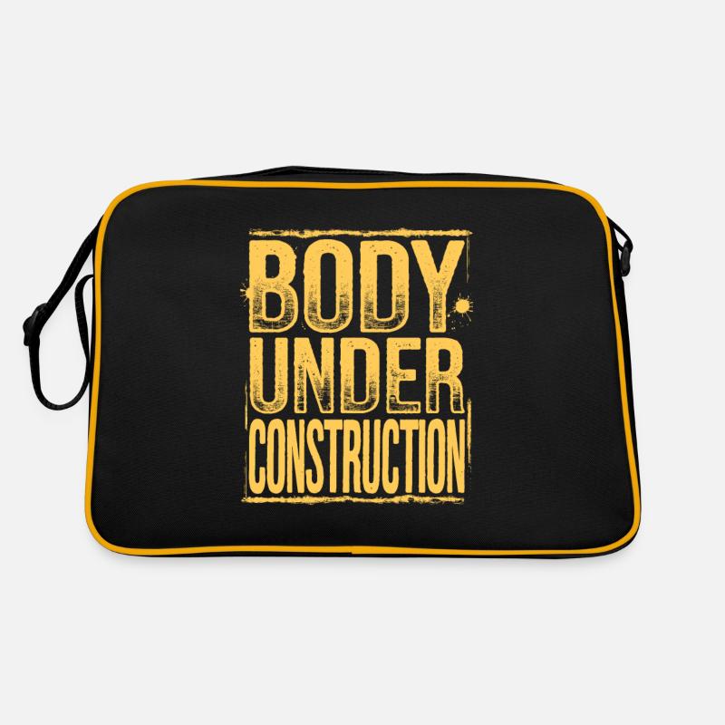 Body Under Construction Retro Tasche