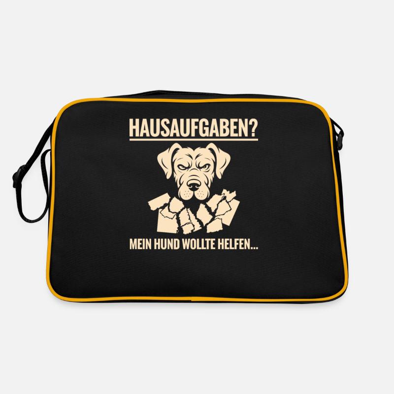 Hausaufgaben Retro Tasche