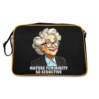MATURE FEMININITY, SO SEDUCTIVE - Retro Bag - black/gold - Back