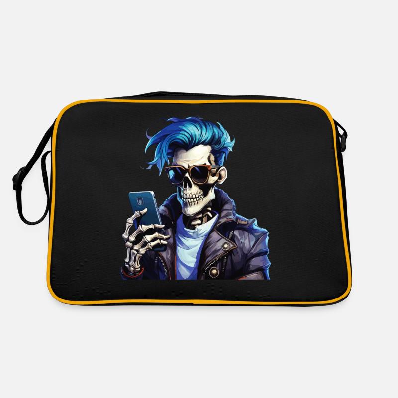 HOMME SQUELETTE Sac Retro