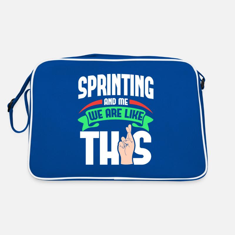 Sprinting Me sind wie Retro Tasche