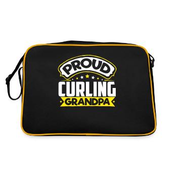 Sports Papi Curling Papi - Sac Retro - noir/or - Dos