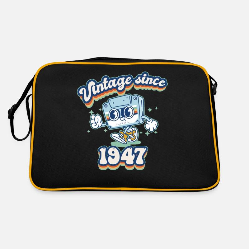 Vintage 1947 Kassette 78. Geburtstag Retro Retro Tasche