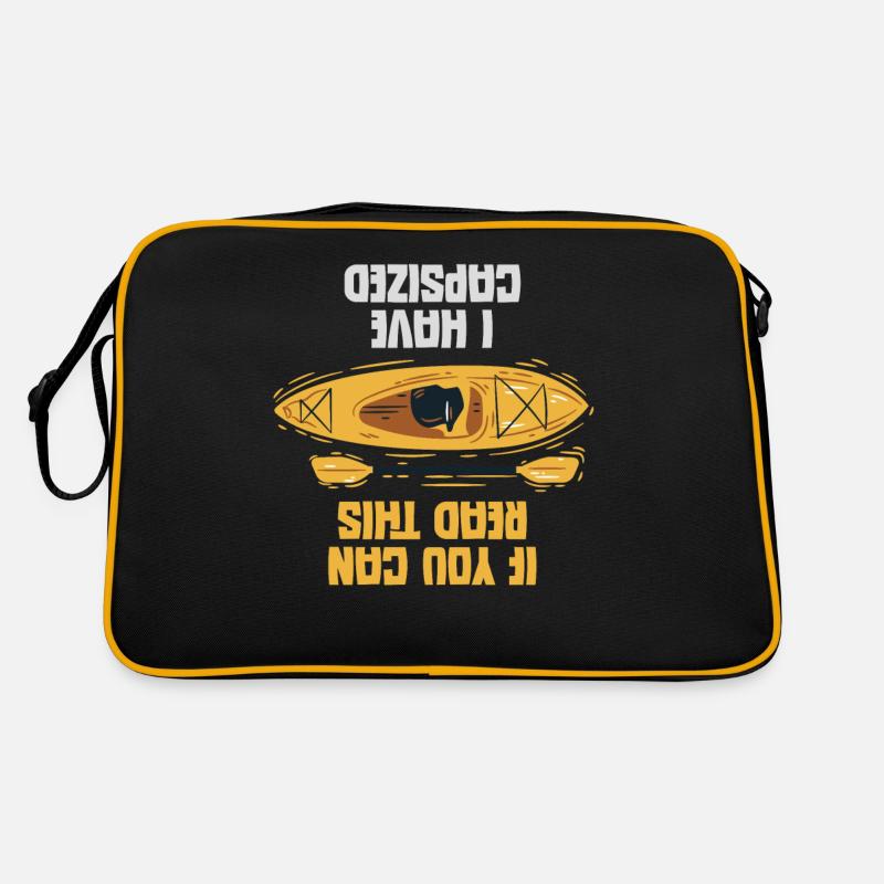 If You Can Read This I Have Capsized Lustiger Retro Tasche