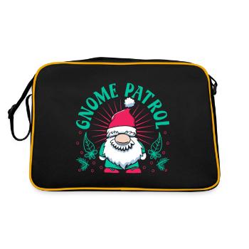 Garden Gnome Costume Gnome Patrol Gnome - Retro Bag - black/gold - Back