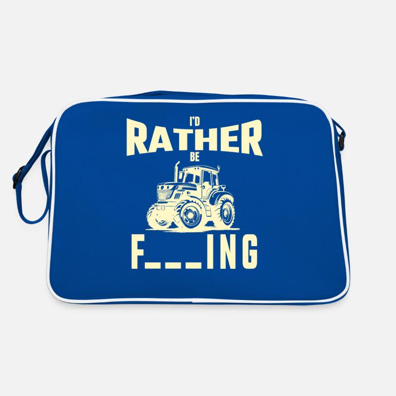 I'd rather drive a tractor Retro Bag