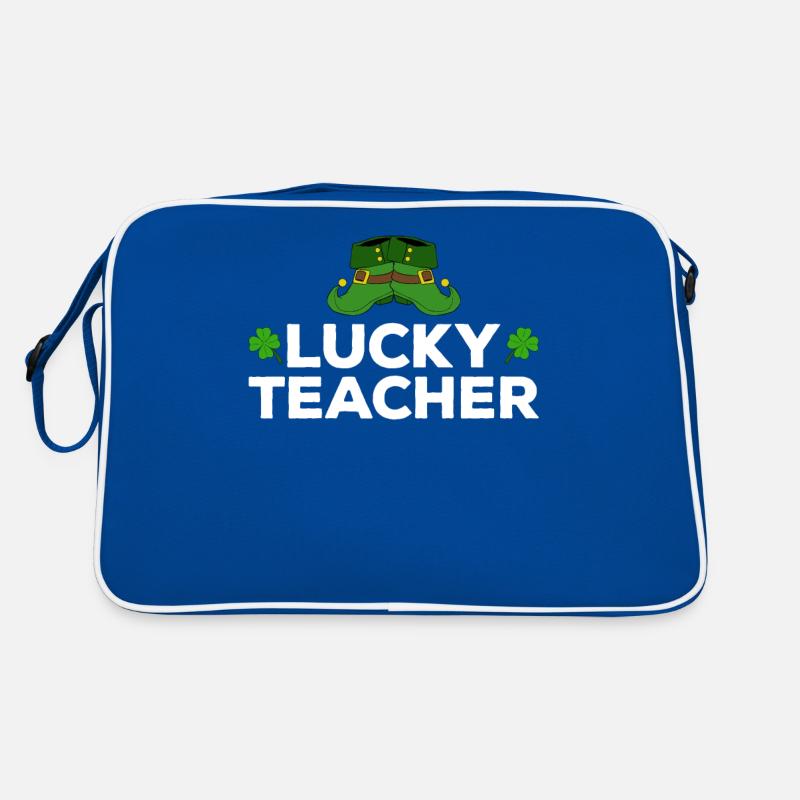 Happy St. Patrick's Day Shamrocks Retro Bag