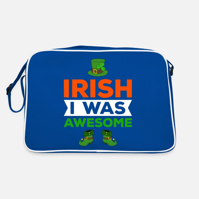 Happy St. Patrick's Day Kleeblätter Retro Tasche