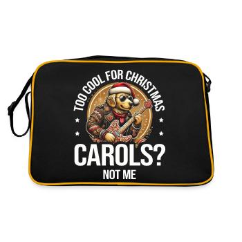 Des chants de Noël sympas ? Pas moi amoureux des vacances - Sac Retro - noir/or - Dos