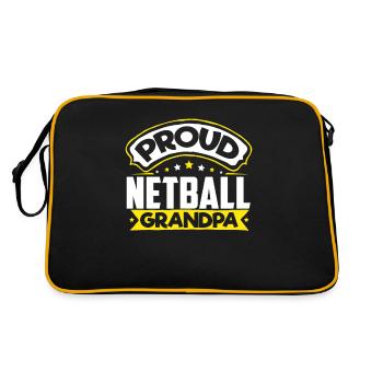 Sports Papi Netball Papi - Sac Retro - noir/or - Dos