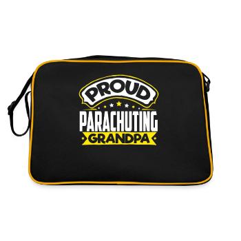 Sports Papi Parachutiste Papi - Sac Retro - noir/or - Dos