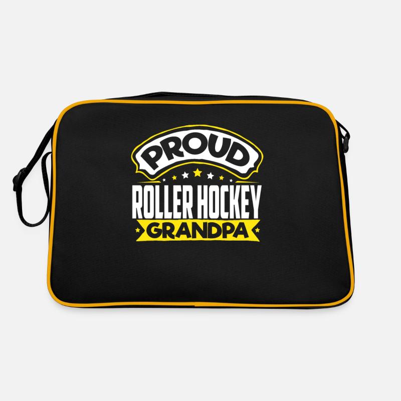 Sports Papy Roller Hockey Papi - Sac Retro - noir/or
