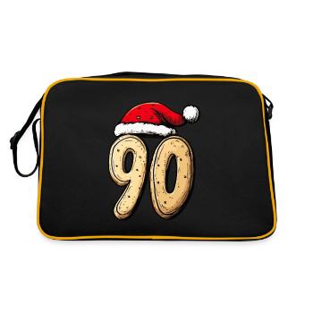 90 Number Christmas Cookie - Retro Bag - black/gold - Back