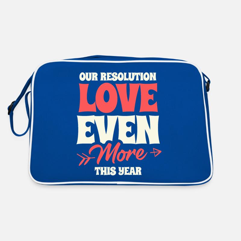 Résolution : Aimez plus cette année : Objectifs relationnels Sac Retro