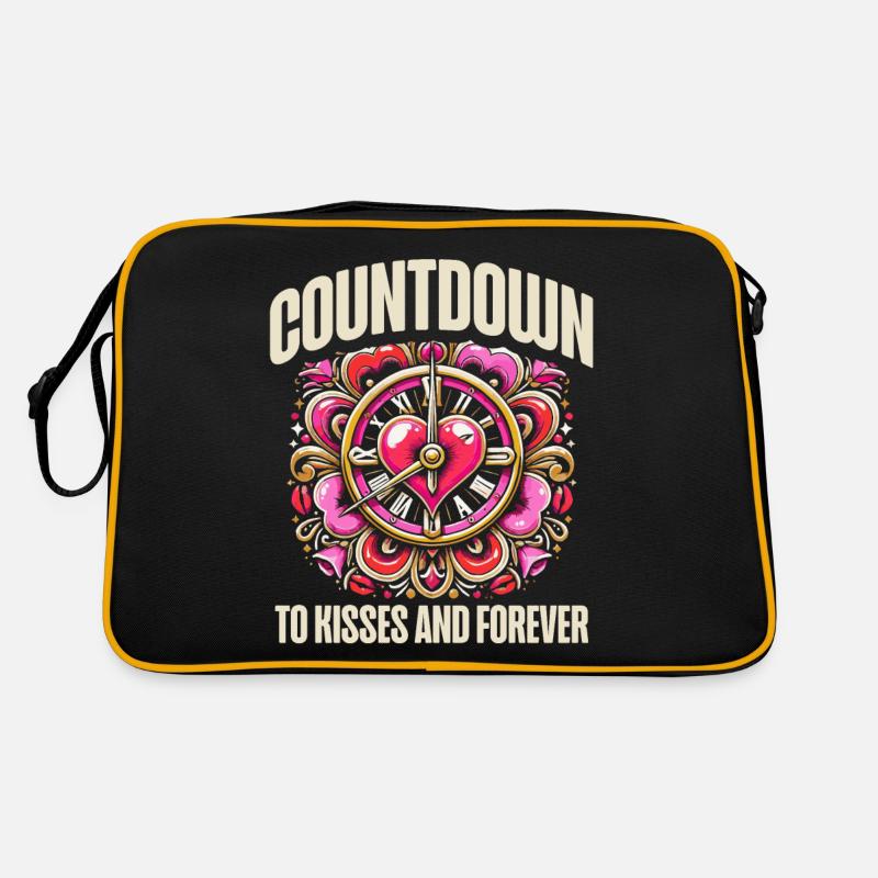 Compte à rebours pour les baisers et Forever, la romance du Nouvel An Sac Retro