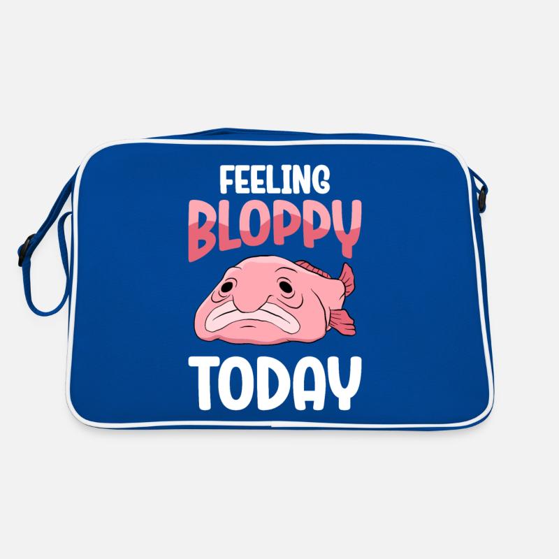 Drôle de poisson Blobfish mignon Sac Retro