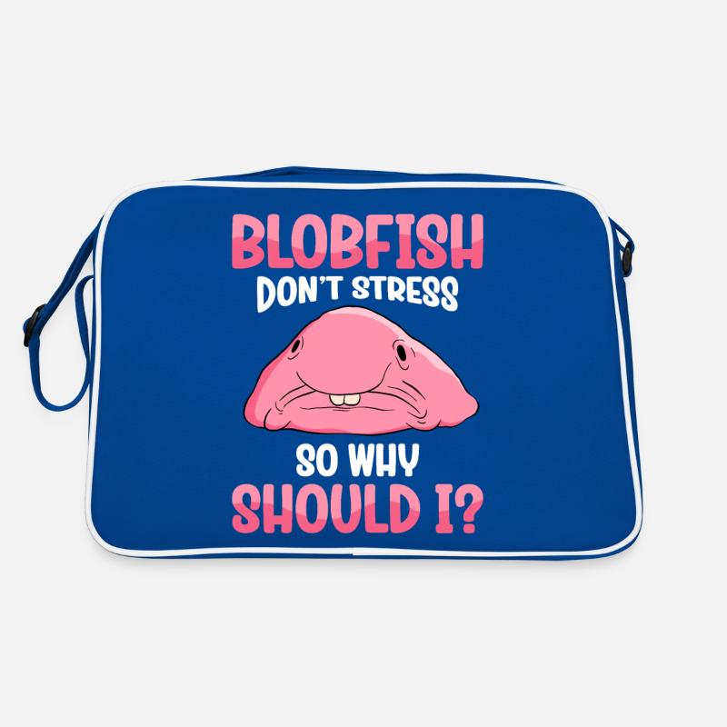 Funny Blobfish Cute Blobfish Retro Bag