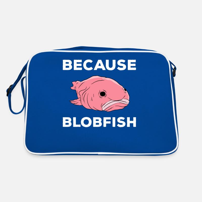 Funny Blobfish Cute Blobfish Retro Bag