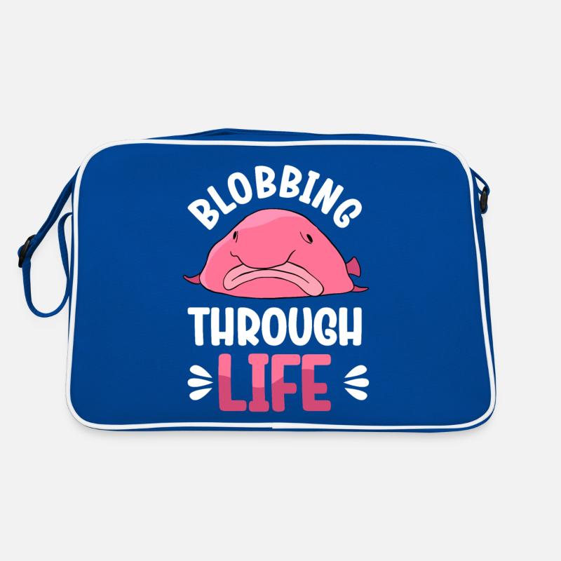 Funny Blobfish Cute Blobfish Retro Bag