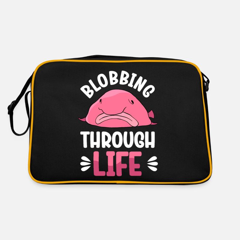 Funny Blobfish Cute Blobfish Retro Bag