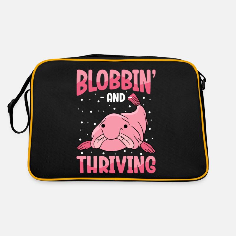 Funny Blobfish Cute Blobfish Retro Bag