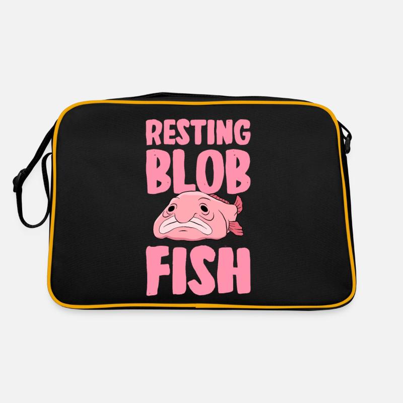 Funny Blobfish Cute Blobfish Retro Bag