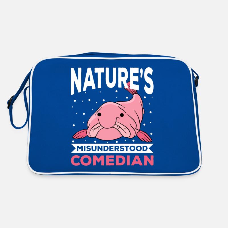Funny Blobfish Cute Blobfish Retro Bag