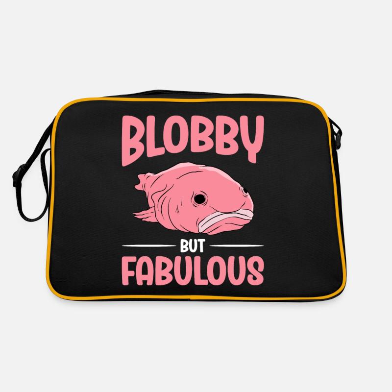 Funny Blobfish Cute Blobfish Retro Bag