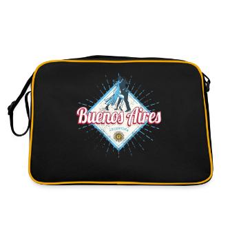 Buenos Aires Ville Argentine Rétro Tango Vintage - Sac Retro - noir/or - Dos