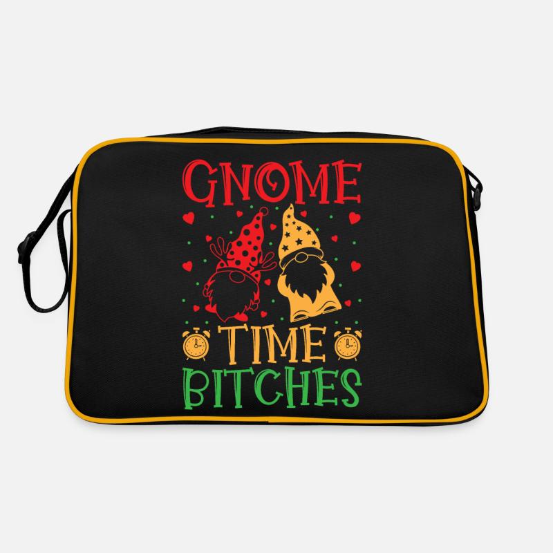 Garden Gnome Costume Gnome Time Bitches Gnome Retro Tasche