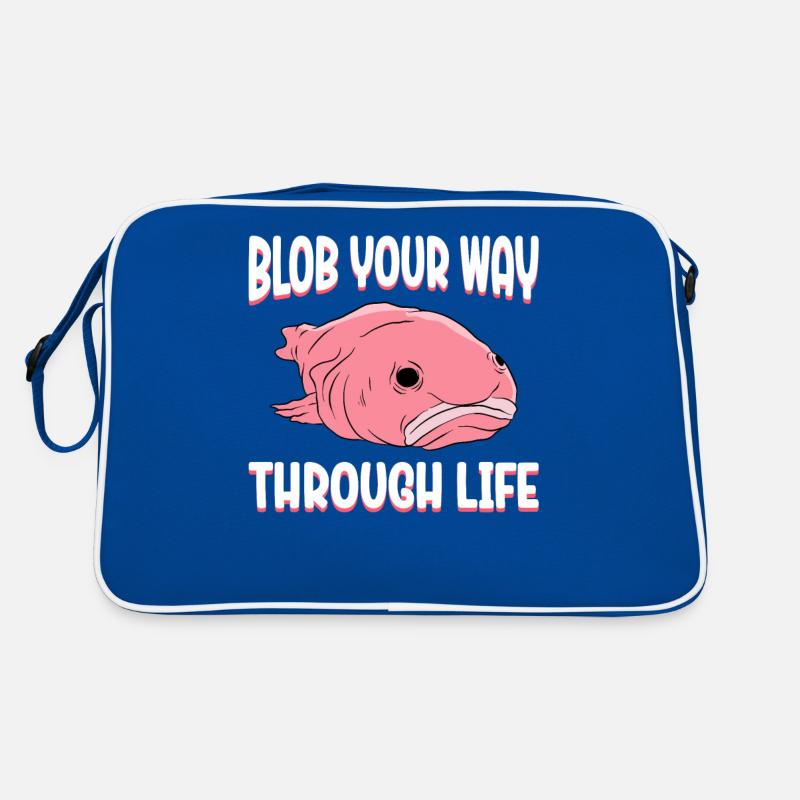 Funny Blobfish Cute Blobfish Retro Bag