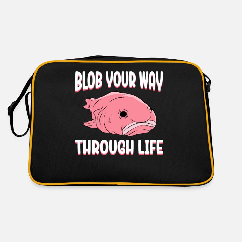 Funny Blobfish Cute Blobfish Retro Bag
