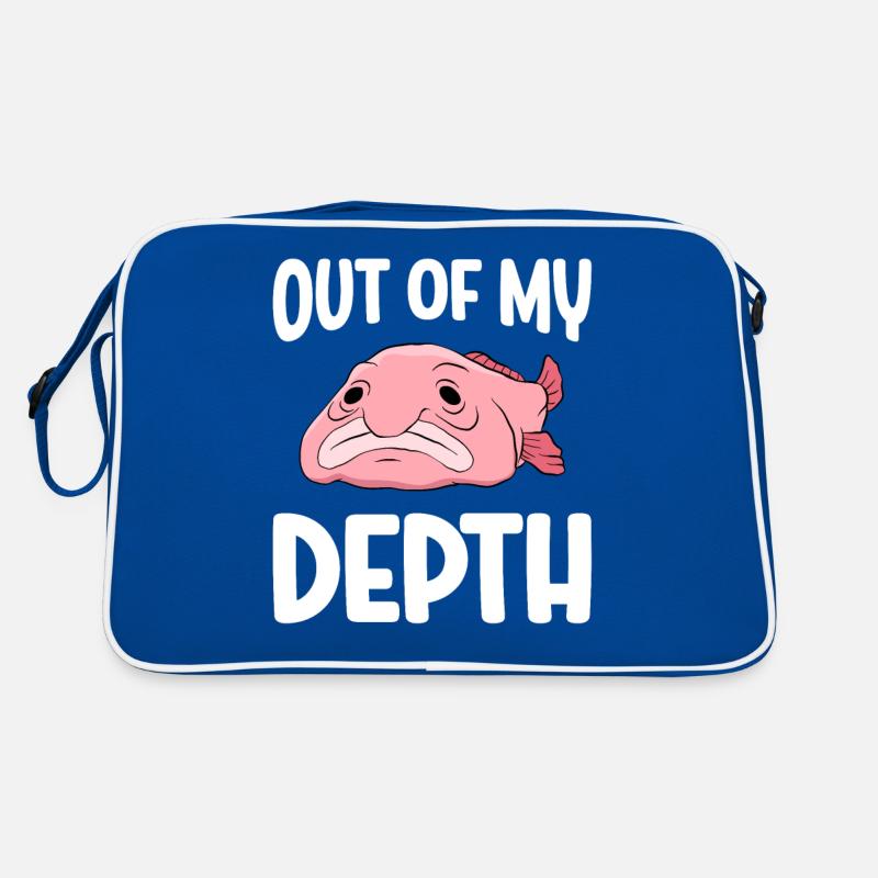 Funny Blobfish Cute Blobfish Retro Bag