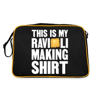 this is my ravioli making Motive Design - Retro Bag - black/gold - Back
