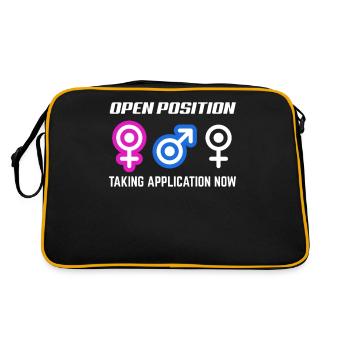 Open position Accept applications now - Retro Bag - black/gold - Back