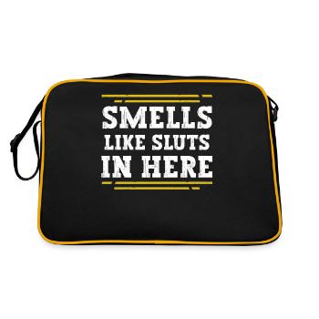 Sent comme ici Dictons humoristiques pour - Sac Retro - noir/or - Dos